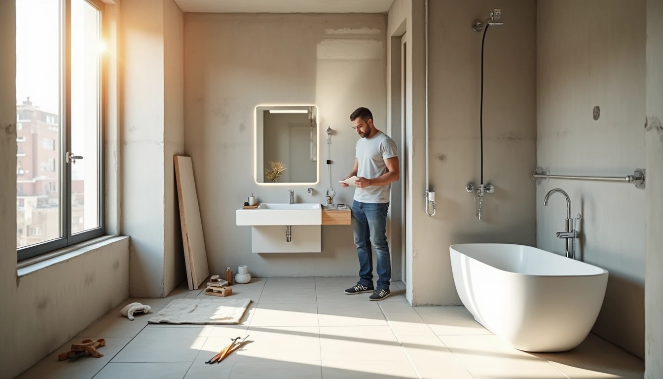 Devis rénovation salle de bain : prix réels par type de travaux